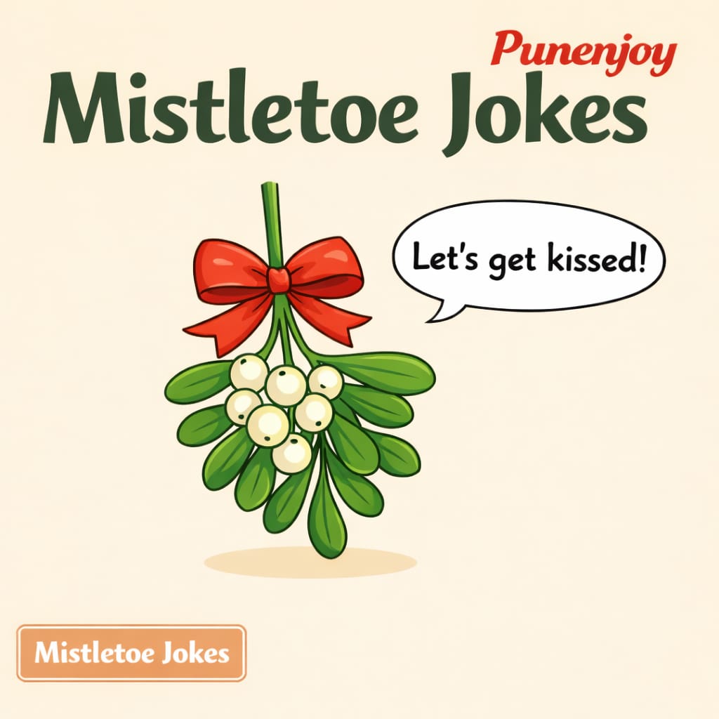 mistletoe jokes