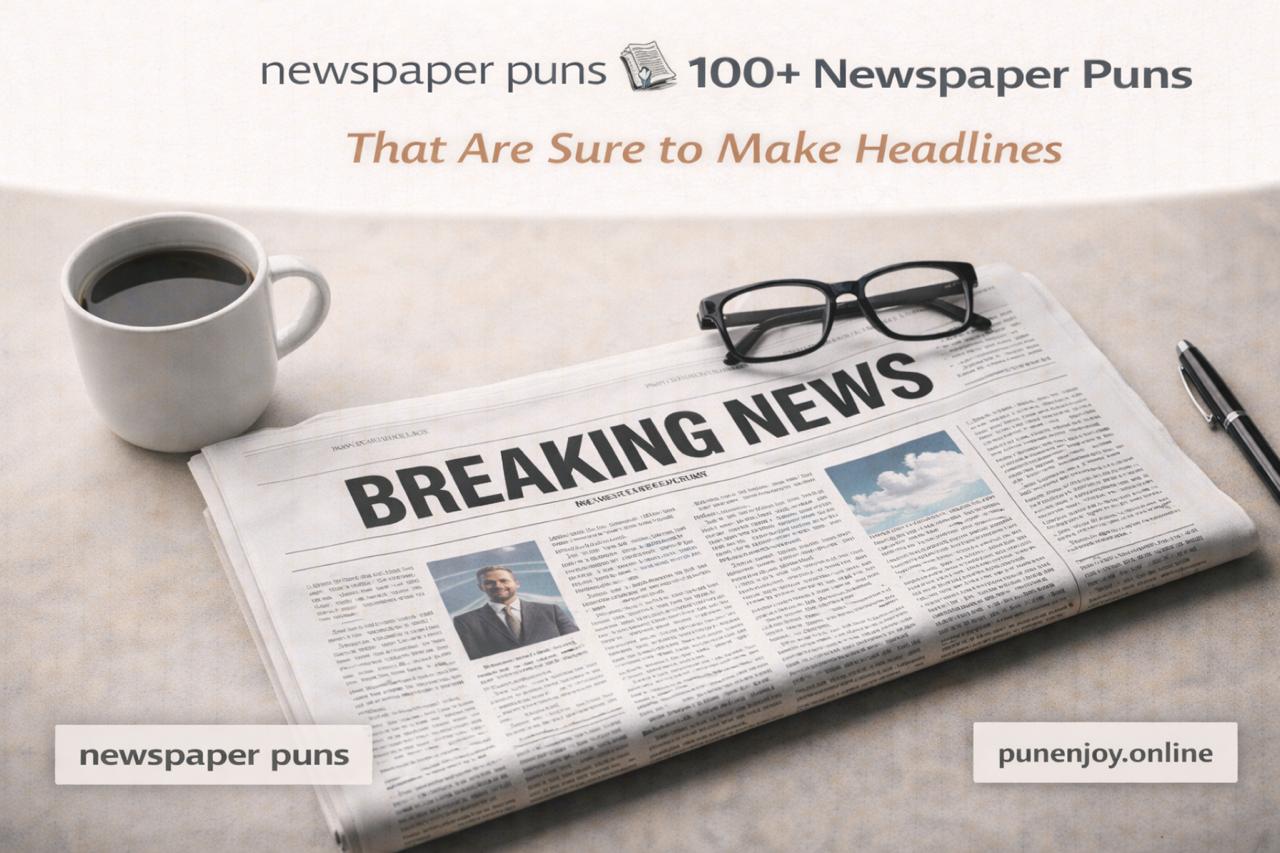 newspaper puns