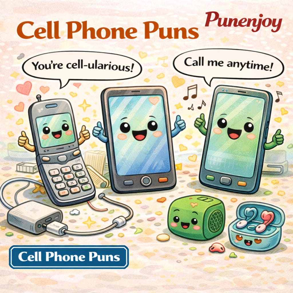 cell phone puns
