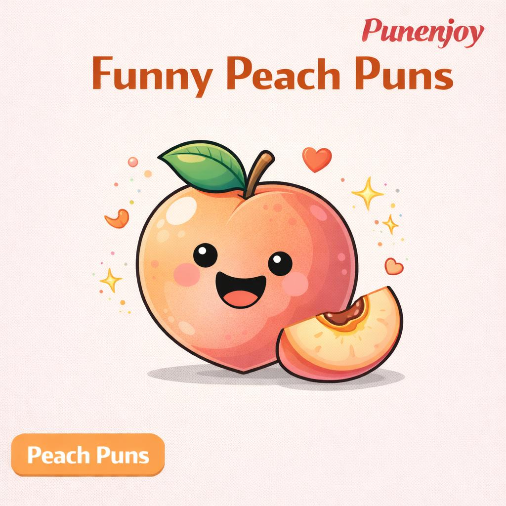 funny peach puns