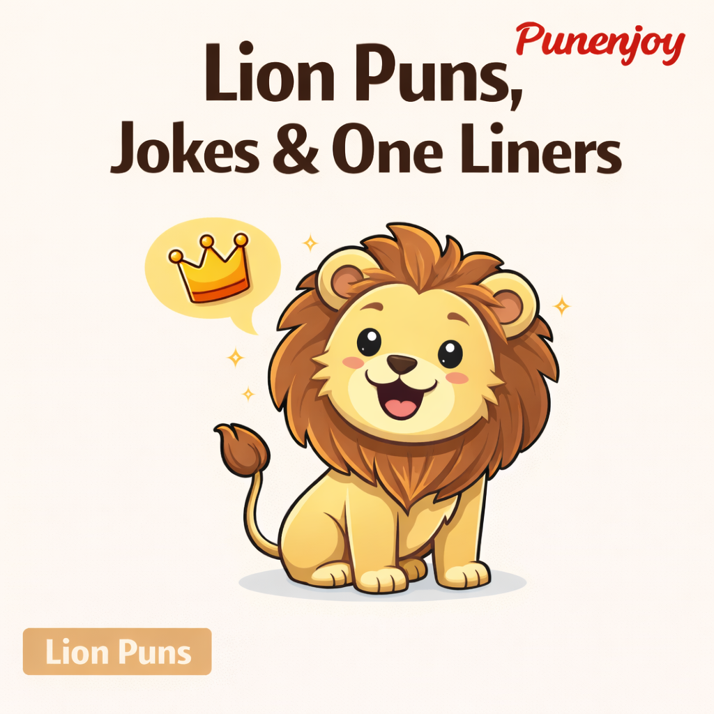 lion puns jokes and one liners