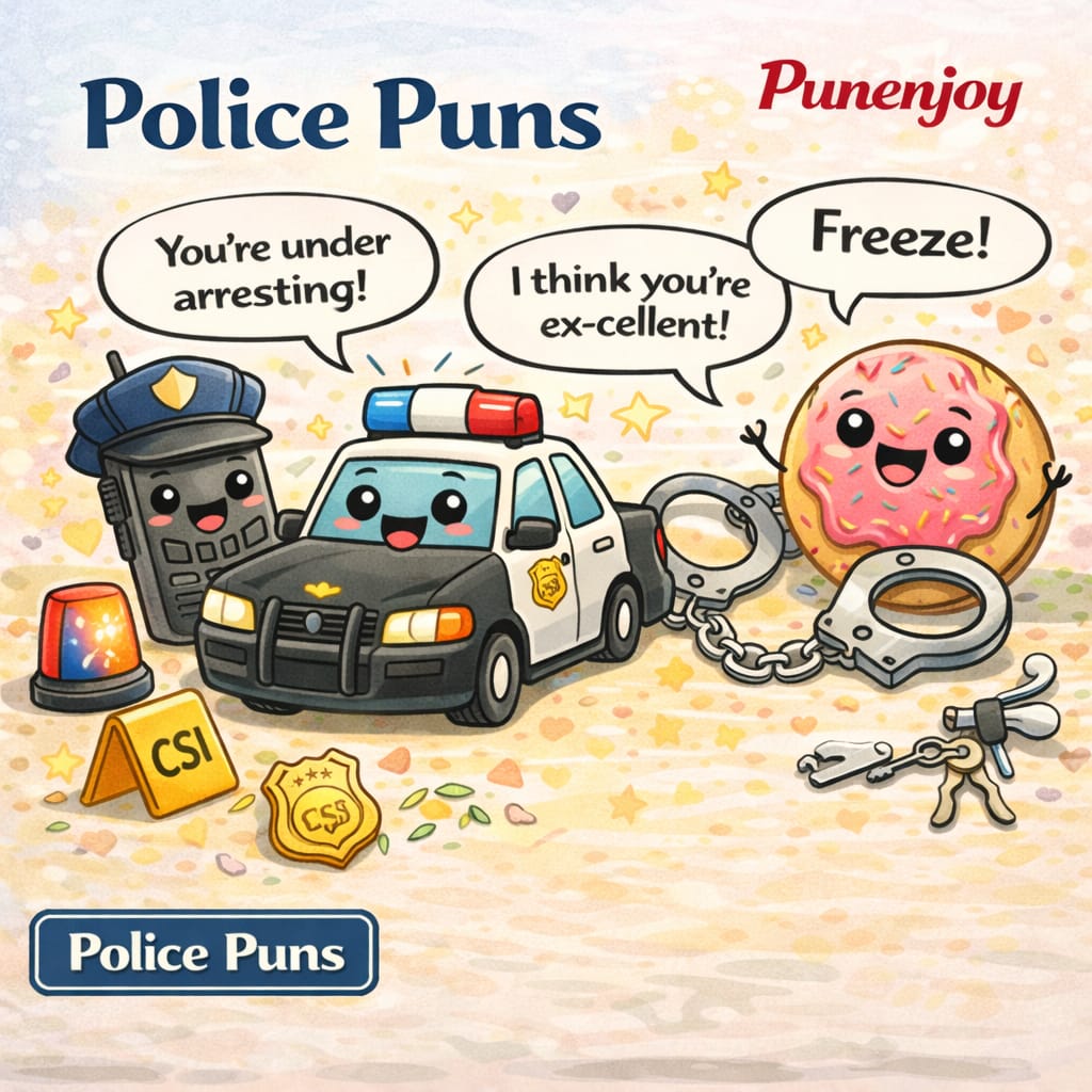 police puns