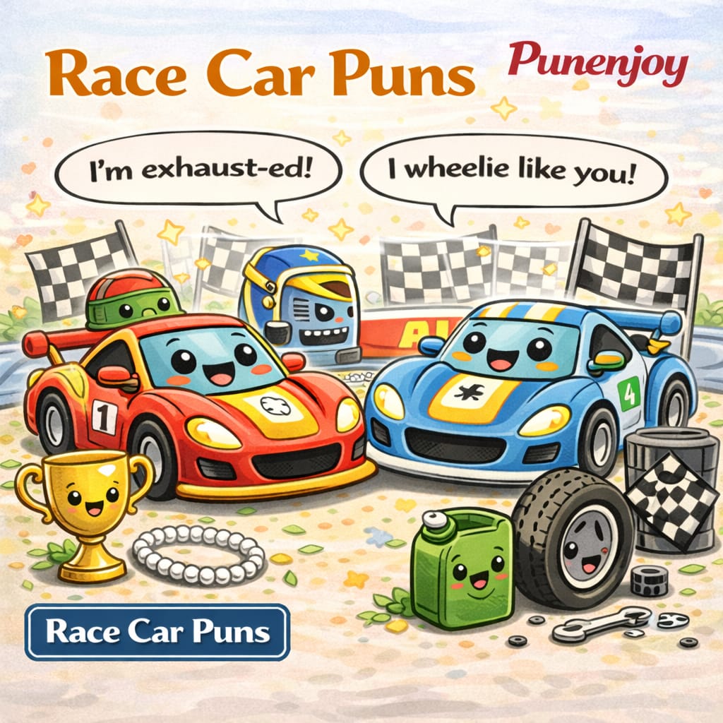 race car puns
