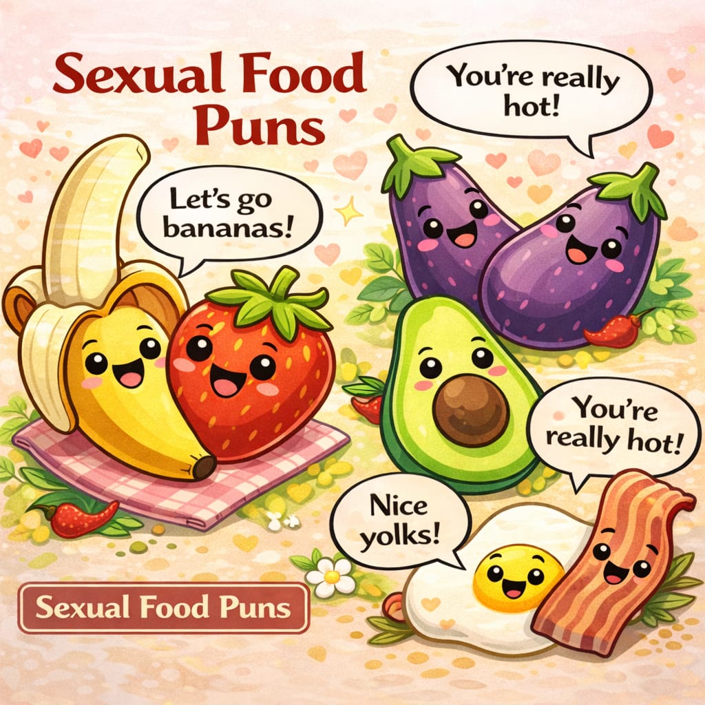 sexual food puns