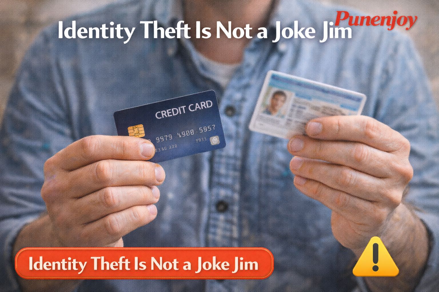 Identity Theft Is Not a Joke Jim
