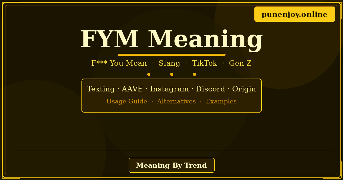 fym meaning