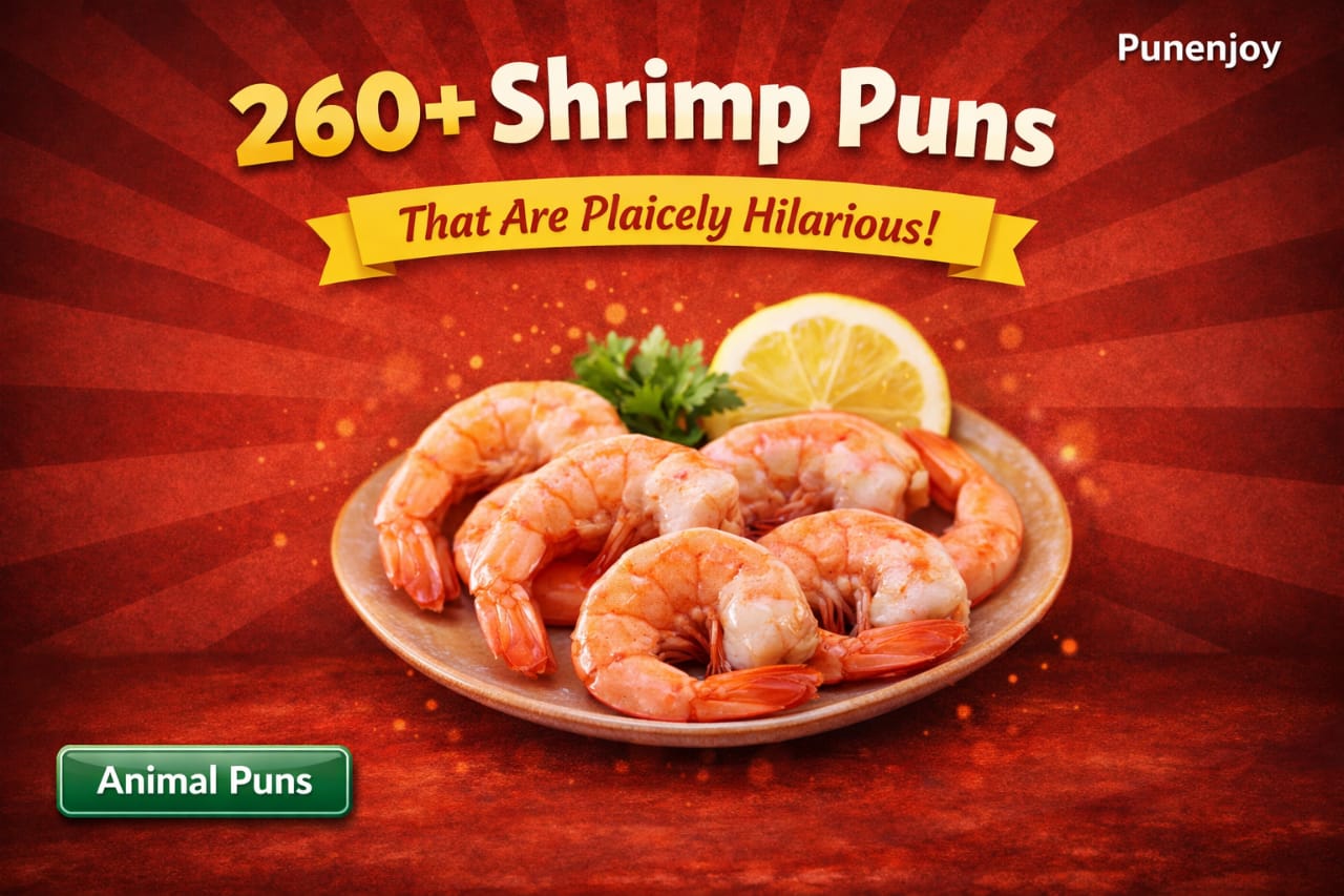 Shrimp puns so funny they will make you laugh out loud