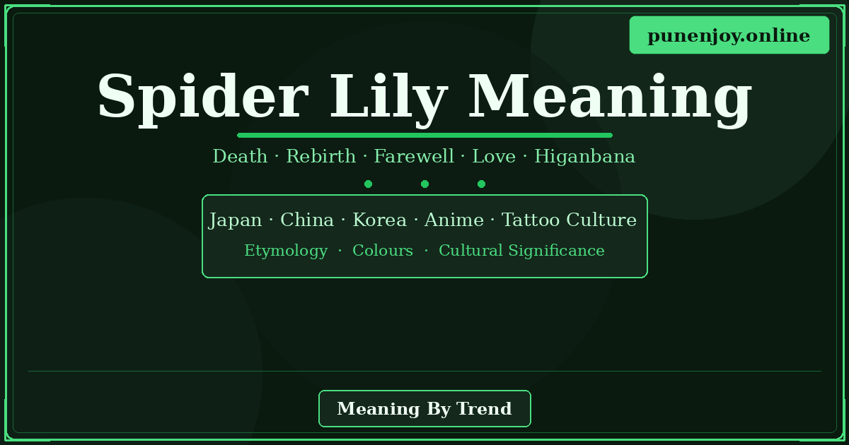 spider lily meaning