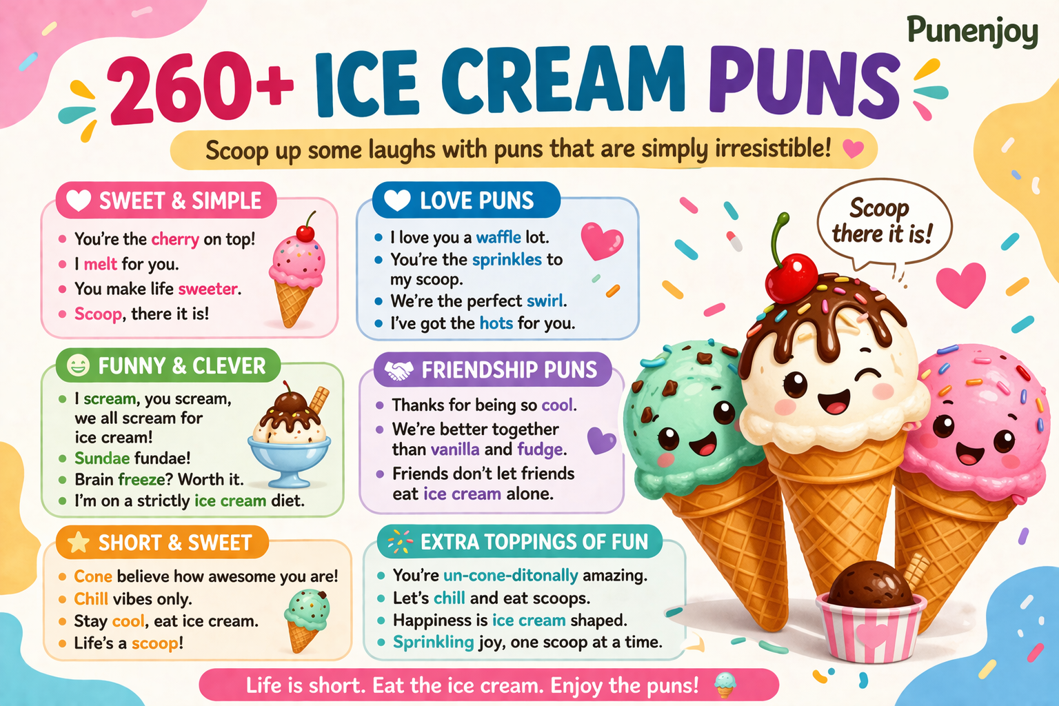 ice cream puns