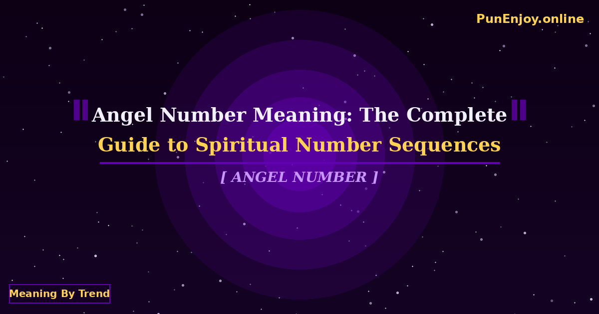 angel number meaning