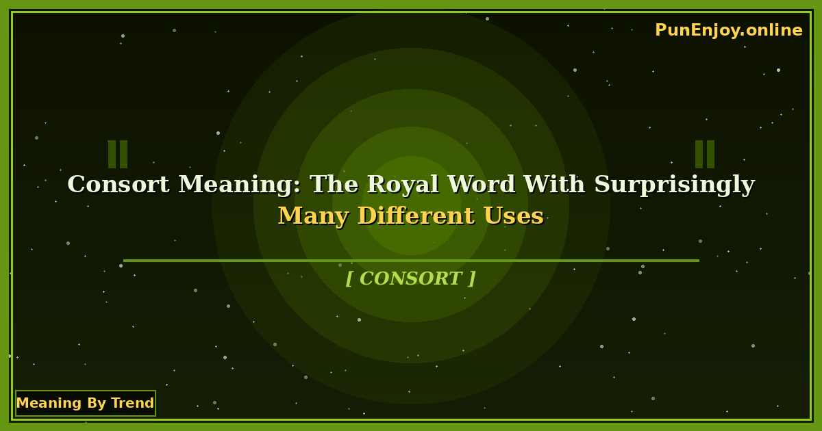 consort meaning