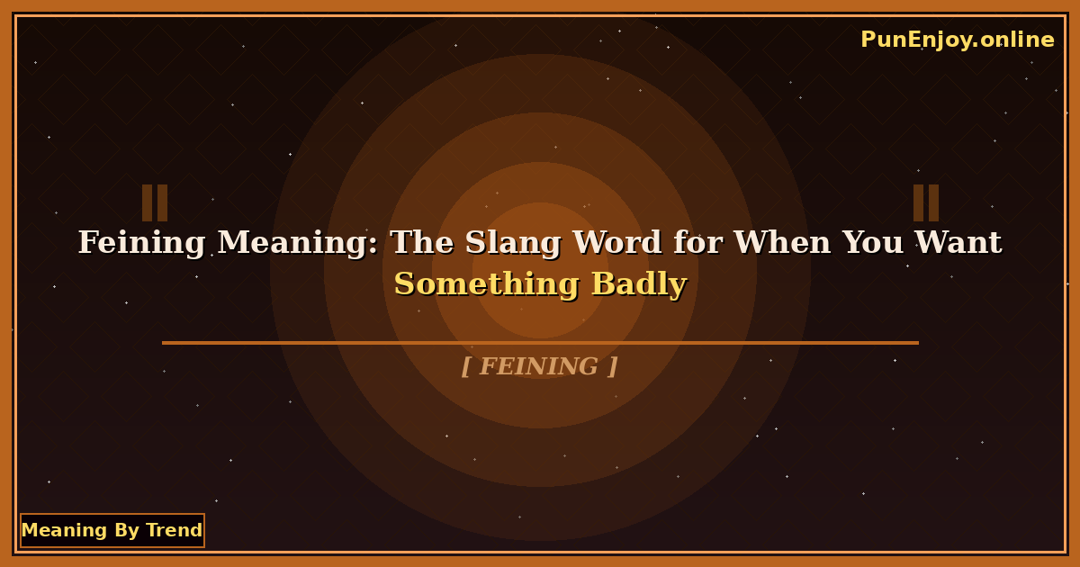 feining meaning