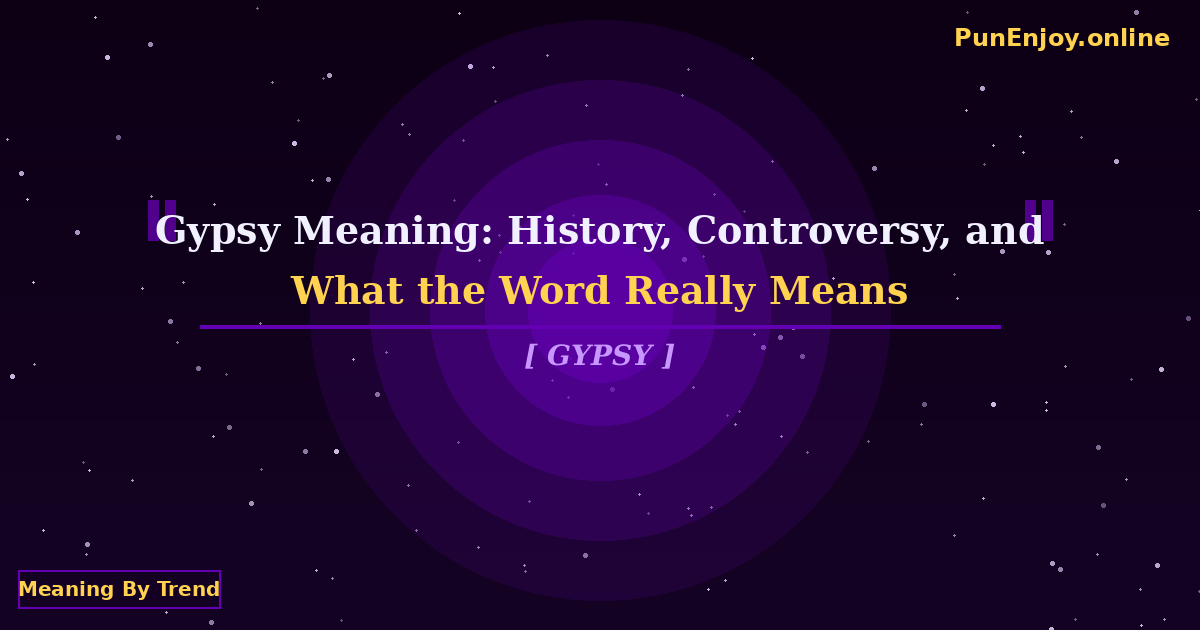 gypsy meaning