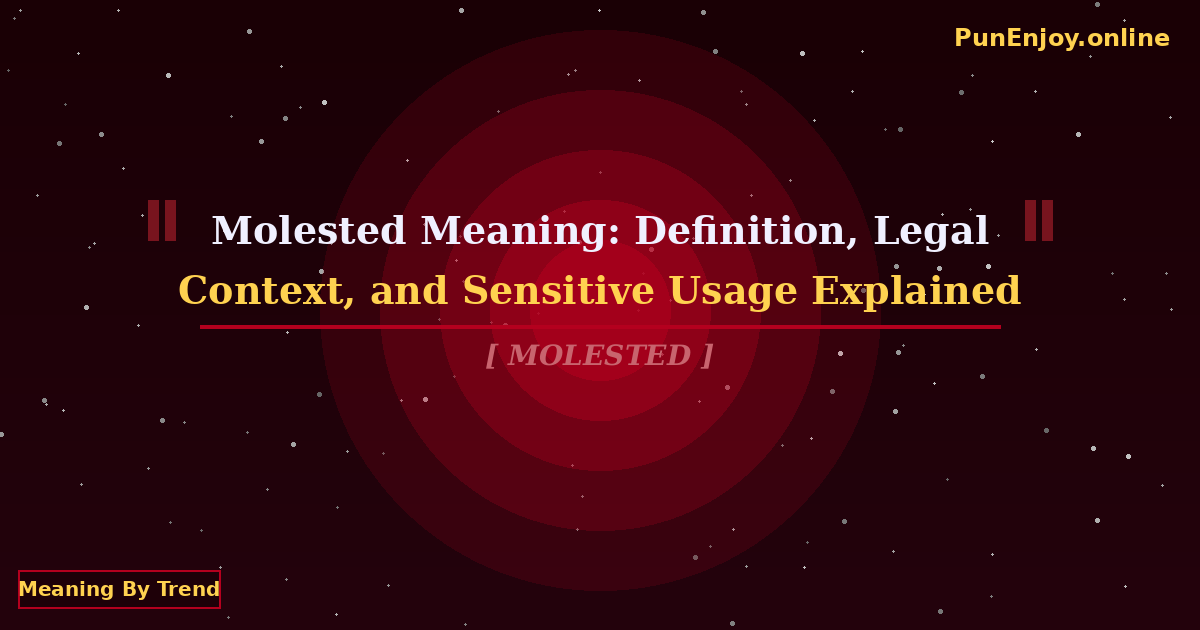 molested meaning