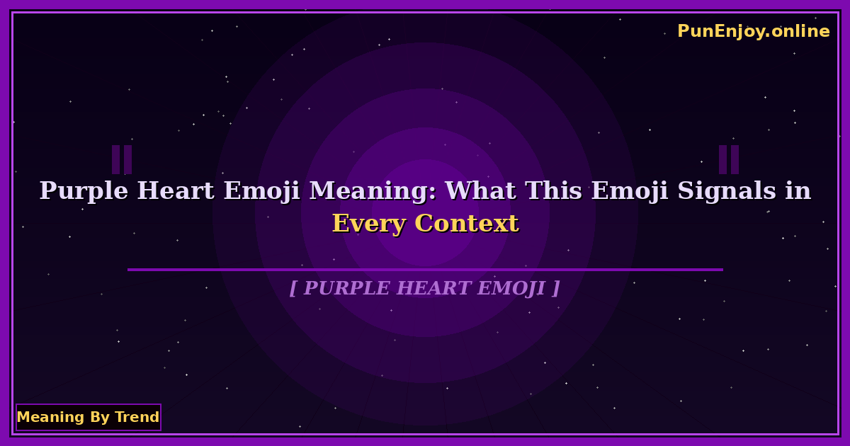 purple heart emoji meaning