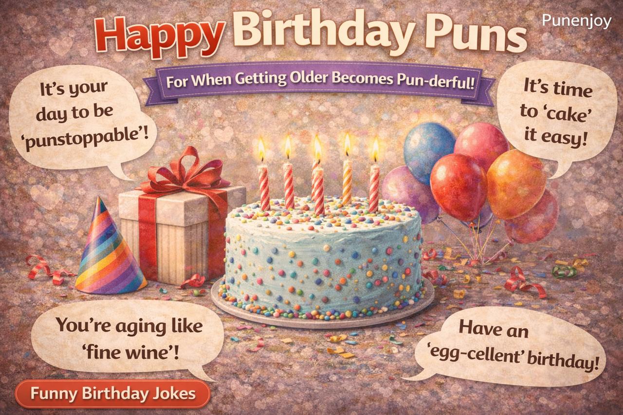 happy birthday puns