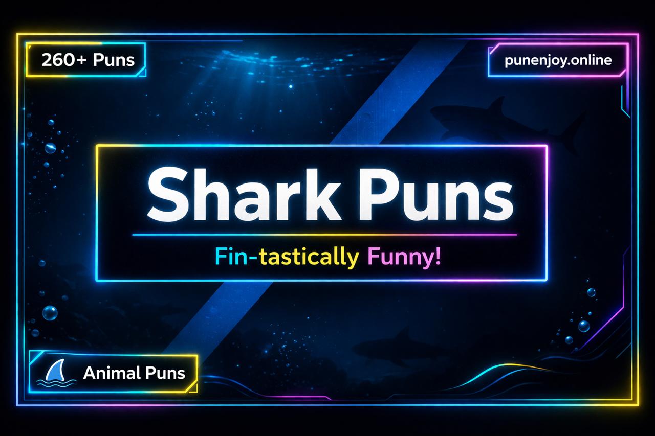 Shark puns funny ocean jokes and shark wordplay for all ages