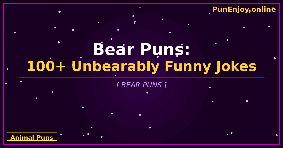 bear puns