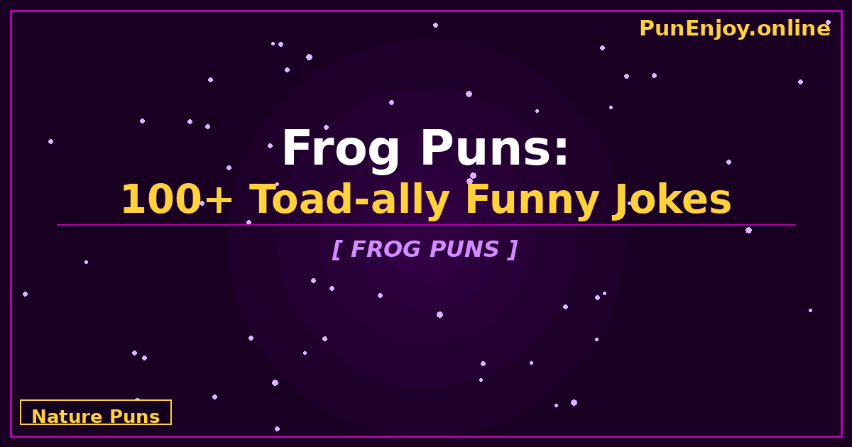 frog puns