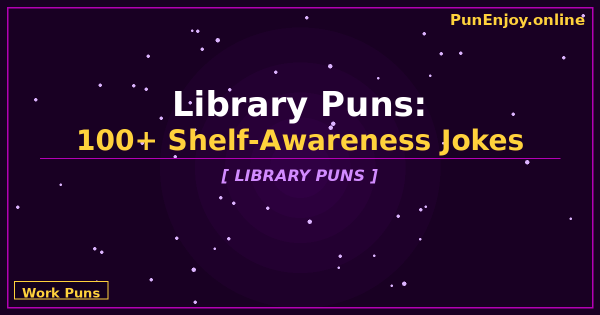 library puns