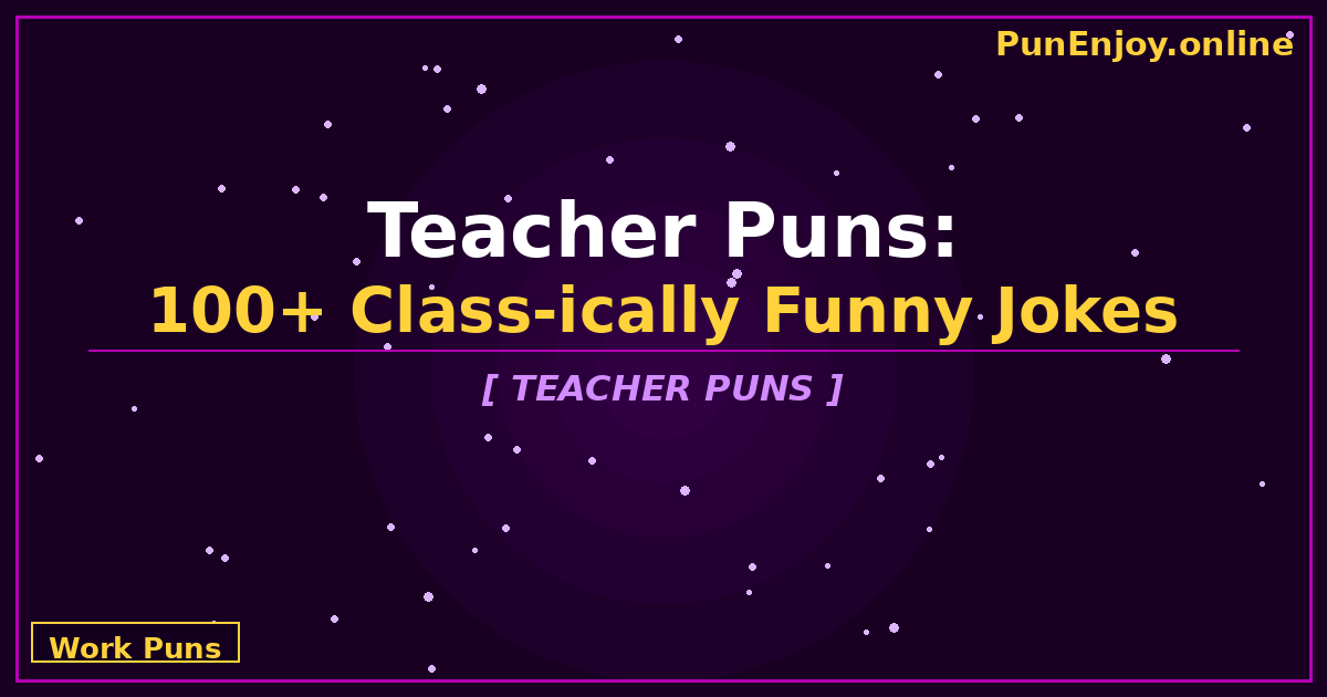 teacher puns