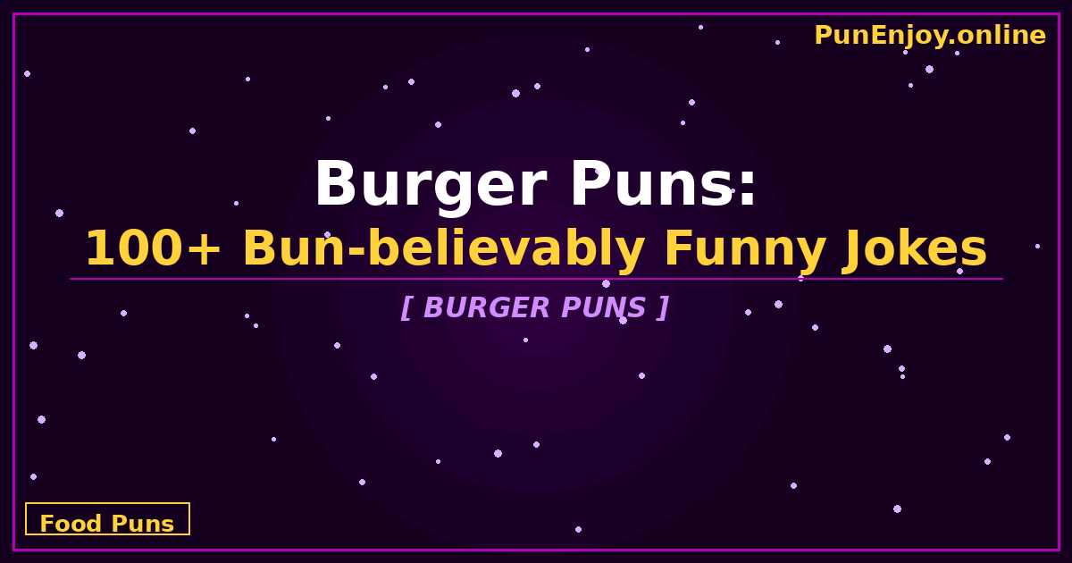 burger puns