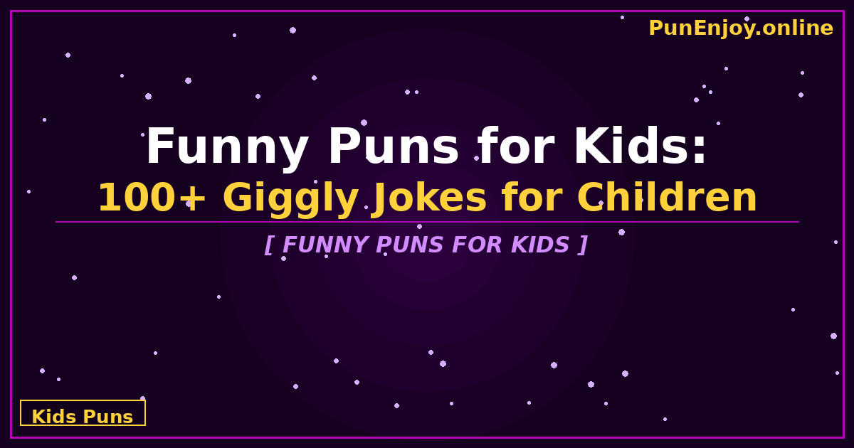 funny puns for kids